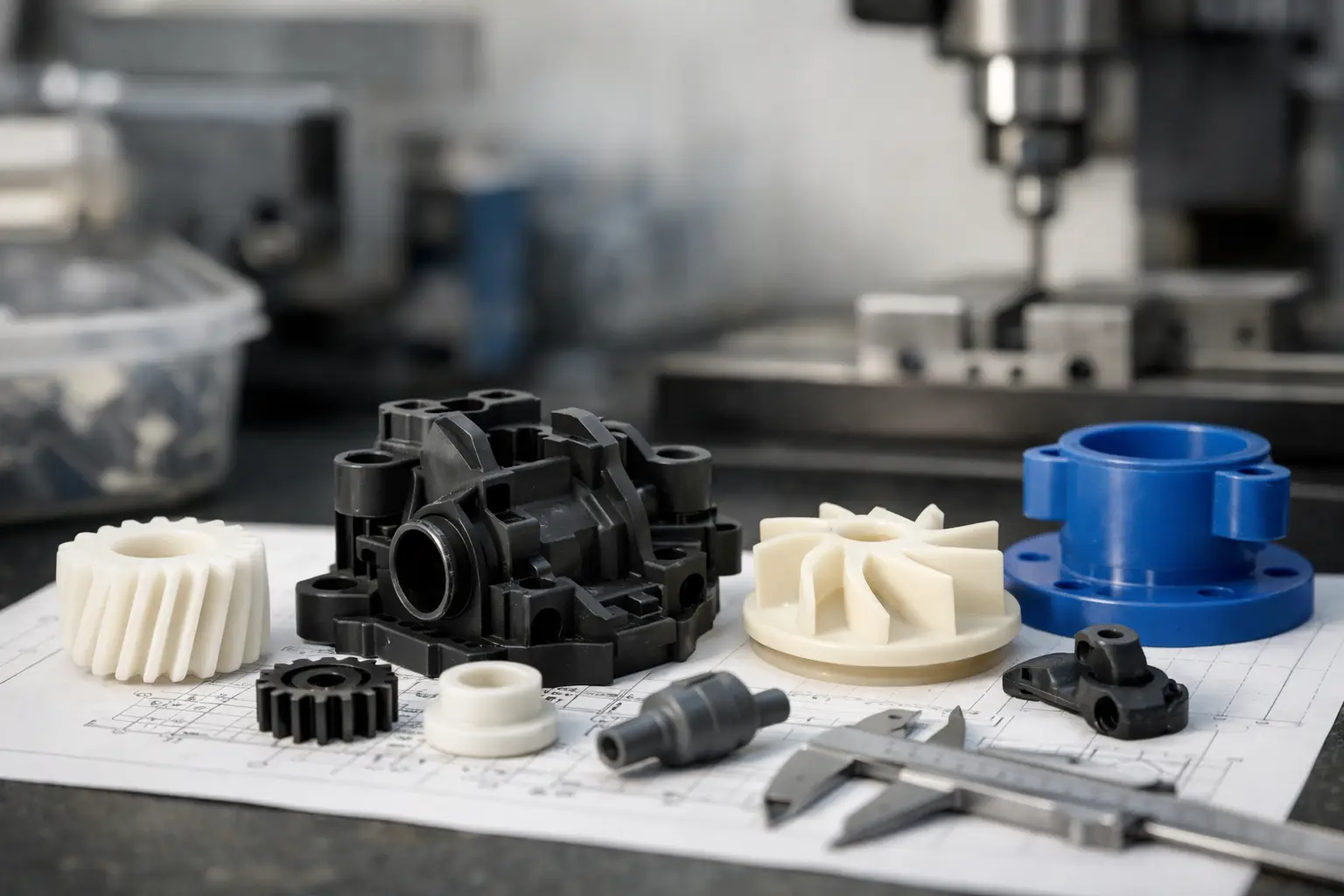 Fabricación de piezas en plásticos de ingeniería