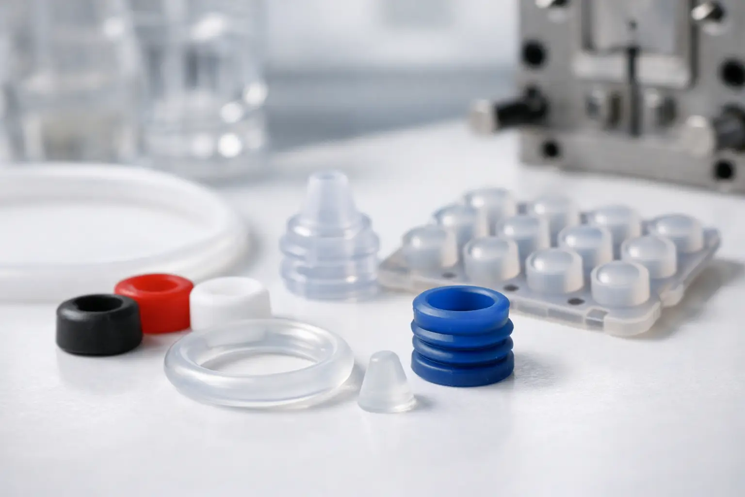 Silicone molded parts: usos y selección