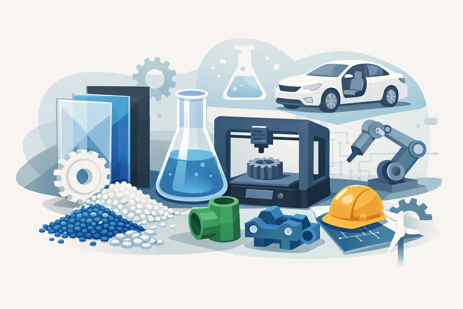 Tipos de plásticos de ingeniería y usos