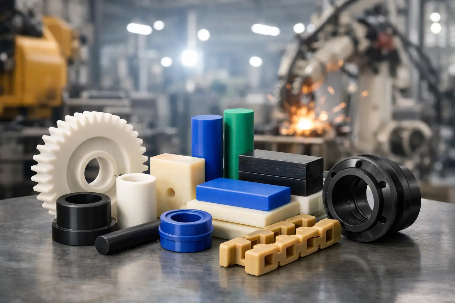 Best plastics for wear parts en industria pesada