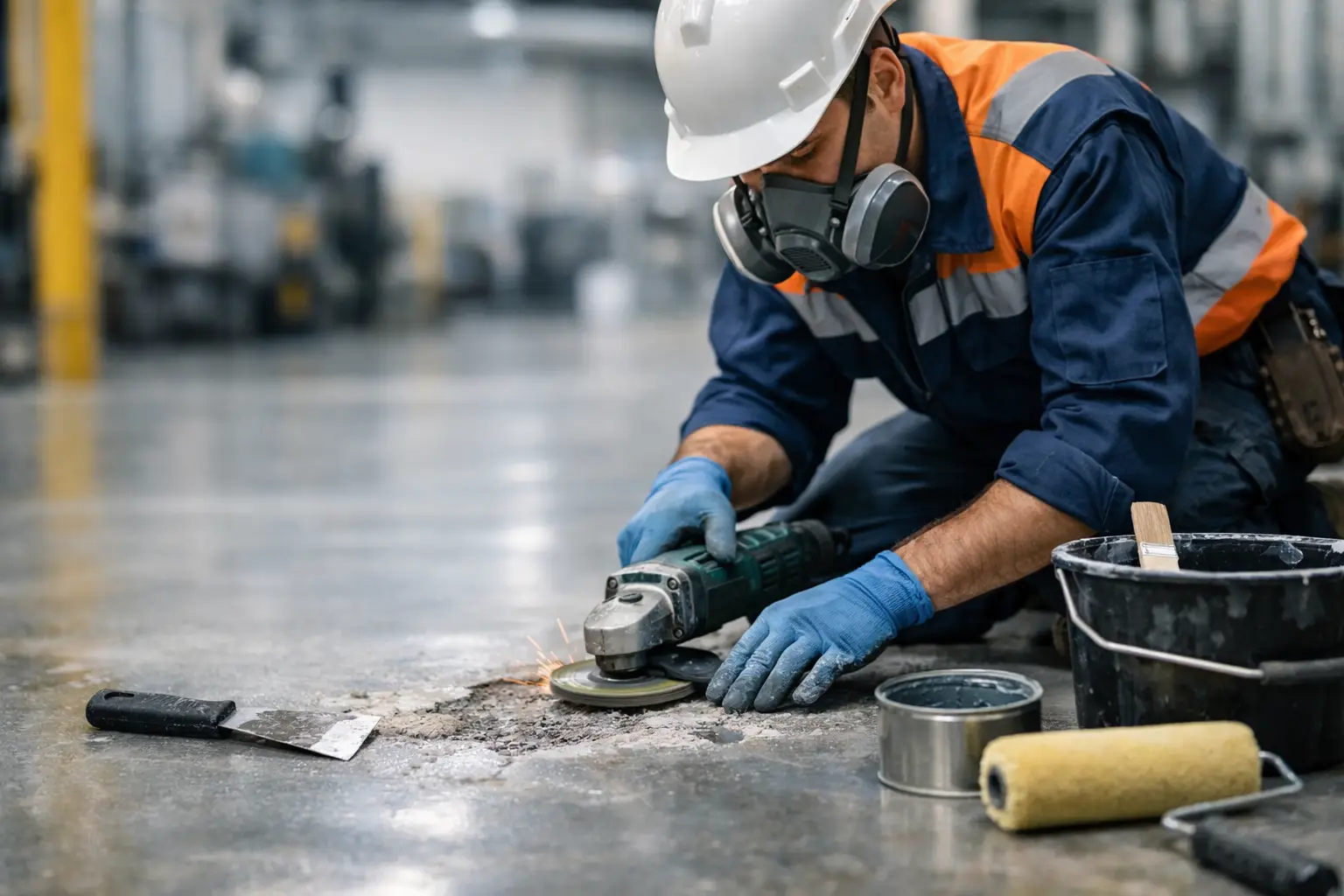 Cómo reparar recubrimiento poliuretano industrial