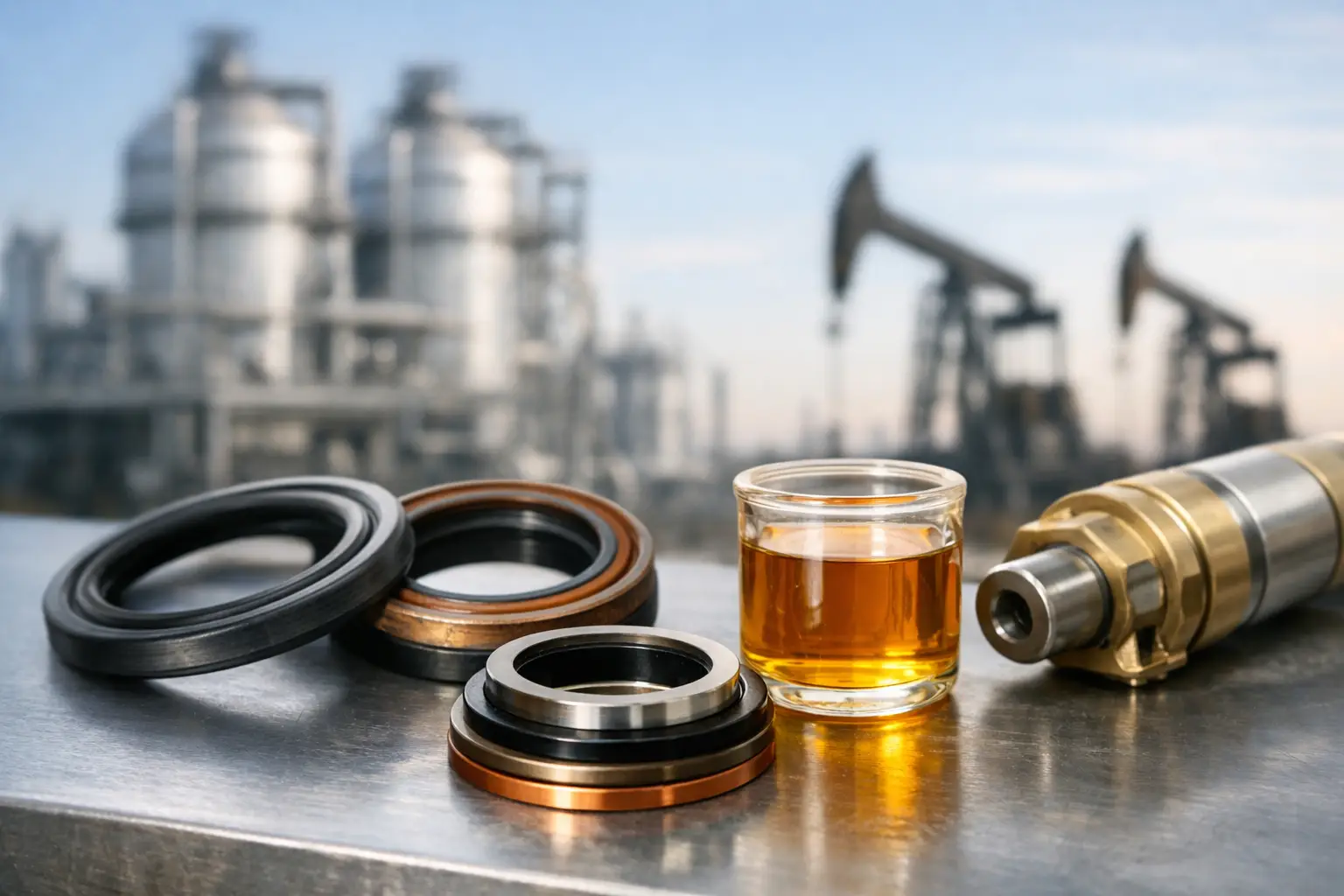 Soluciones de sellado para aceite industrial