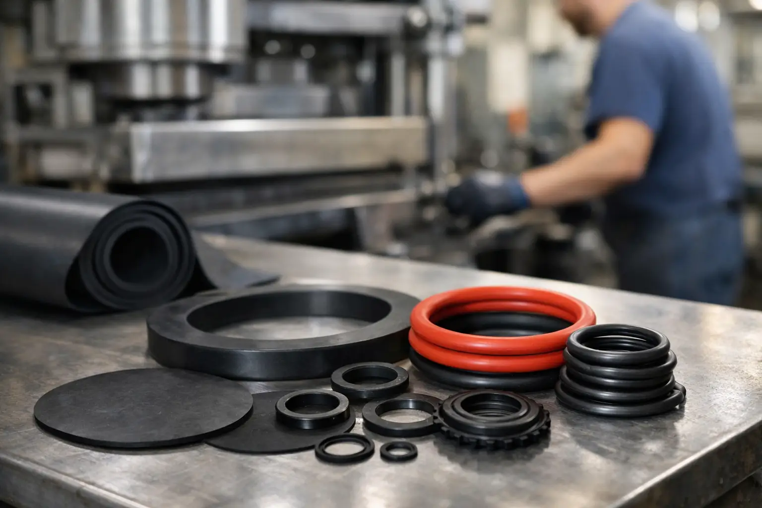 Cómo fabricar empaques de hule industriales