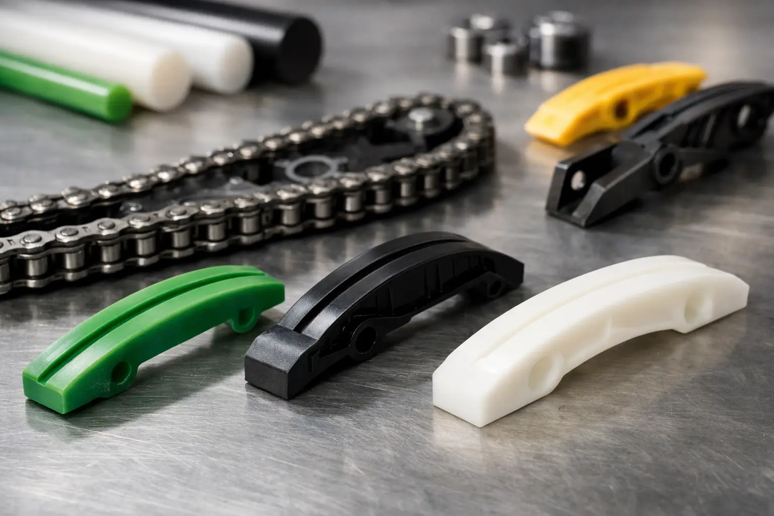 Mejores materiales para guías de cadena