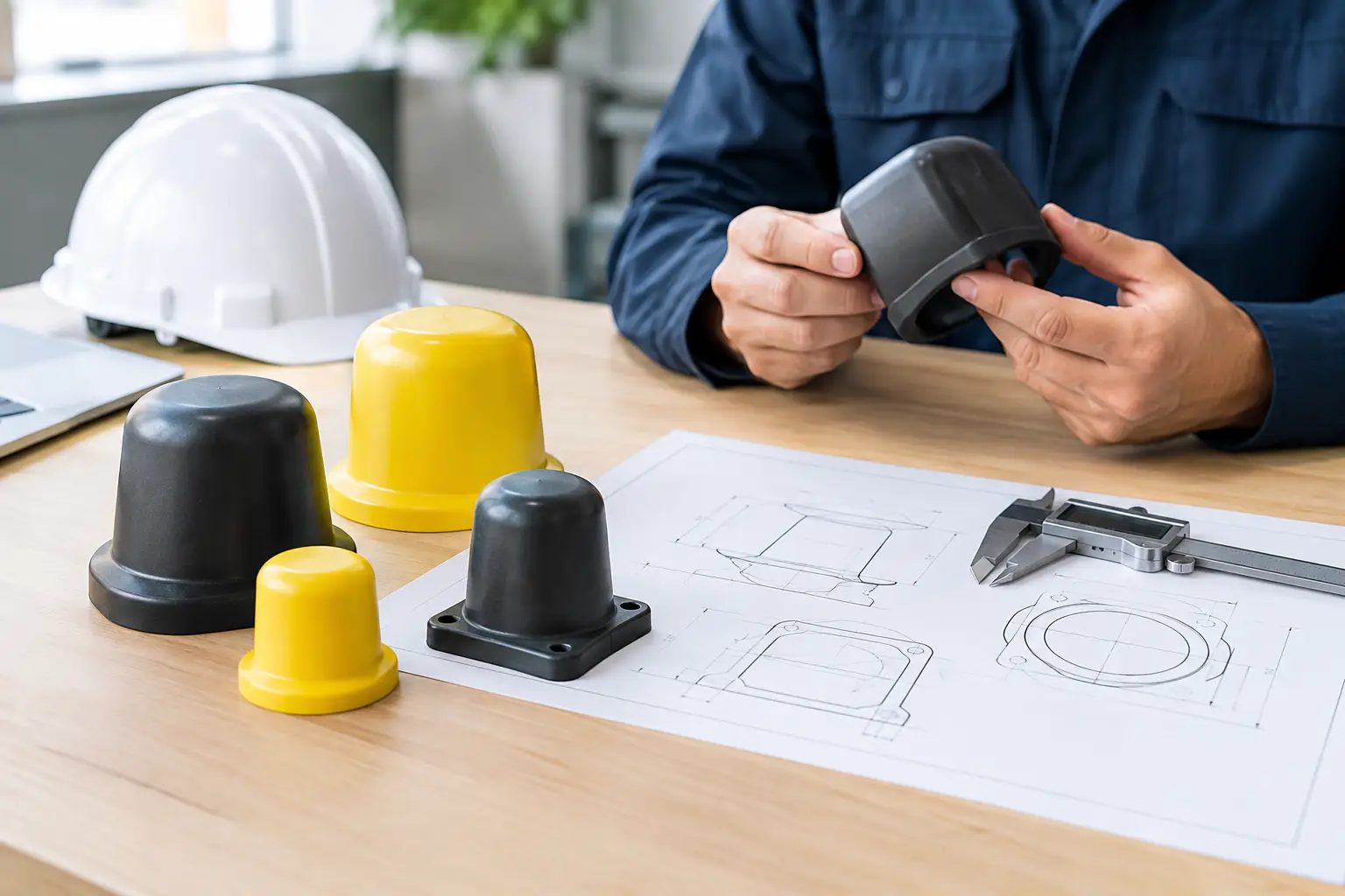 Cómo diseñar capuchones para protección industrial