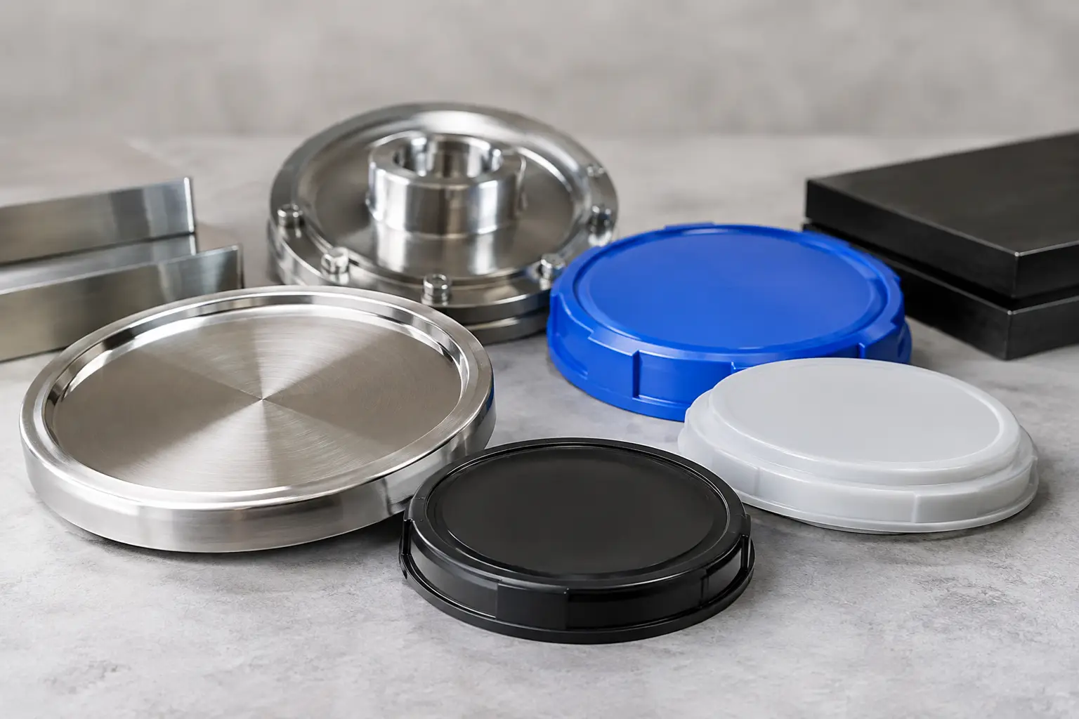 Mejores materiales para tapas industriales